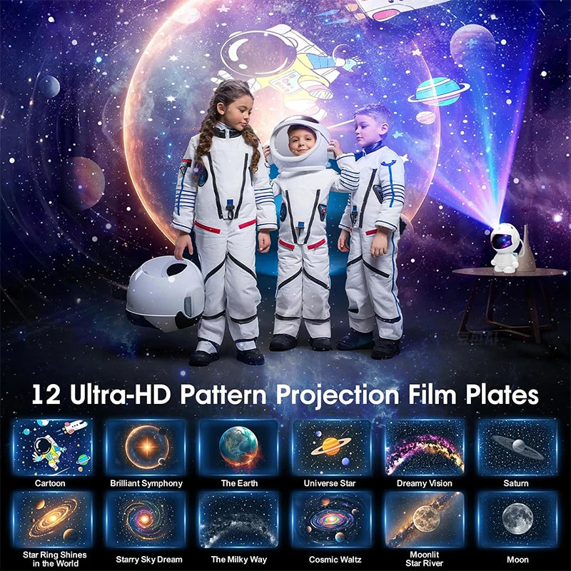 Astronaut Planetarium Projector for Bedroom 12 Image Discs