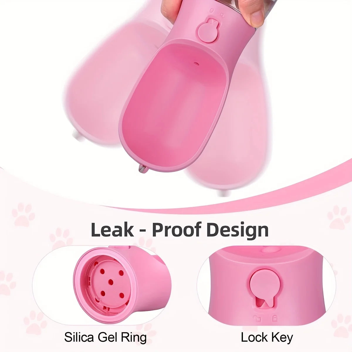 1pc Dog Cat Water Bottle Portable pet Water Bottle
