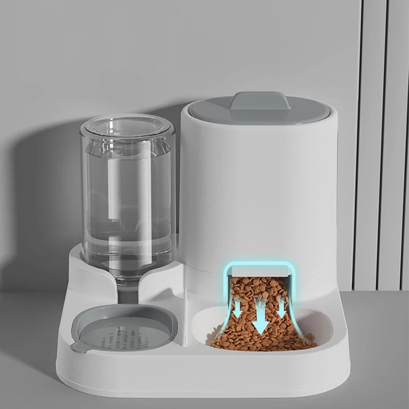 Pet feeding water maker two-in-one smooth food large
