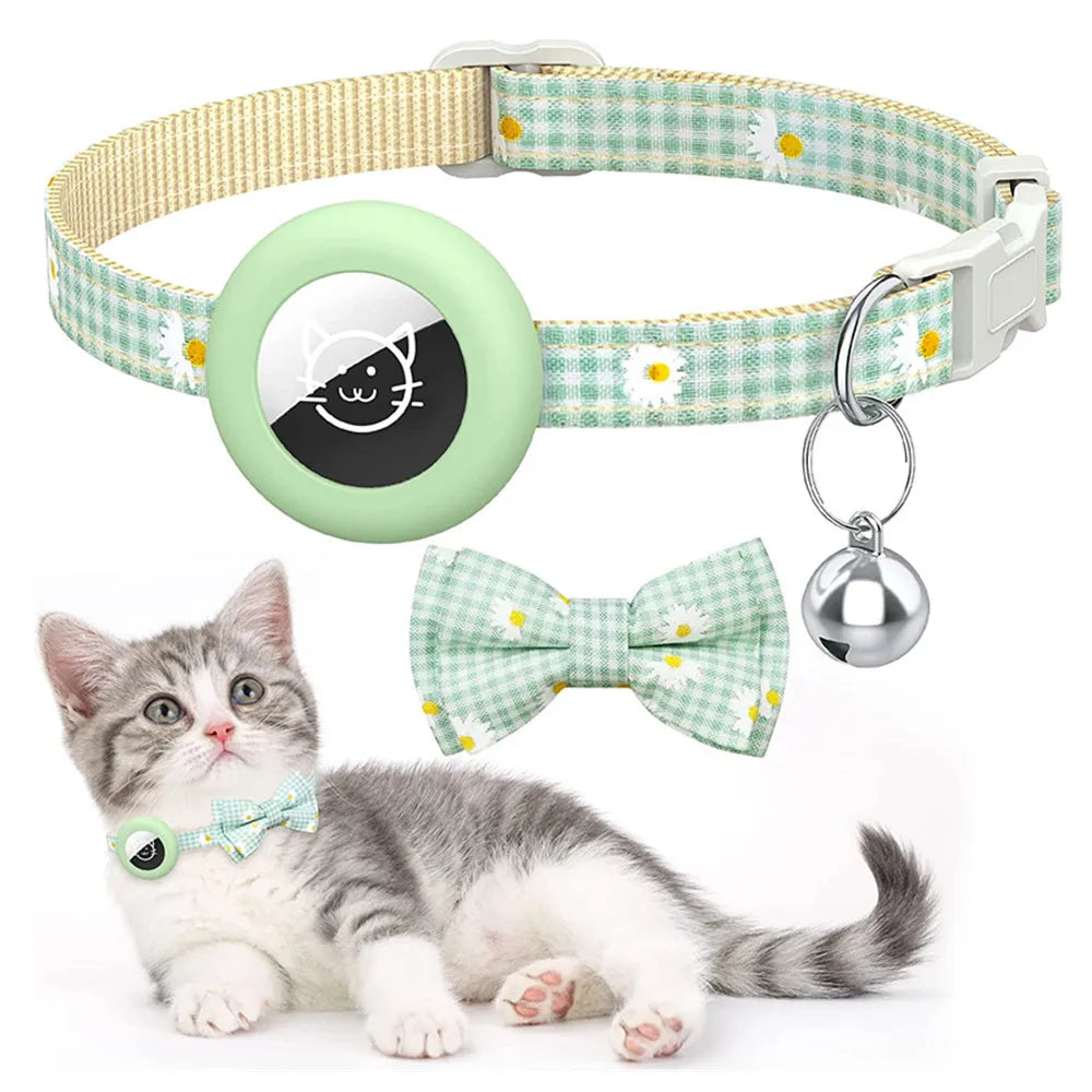 Breakaway Cat AirTag Holder Checkered Printed