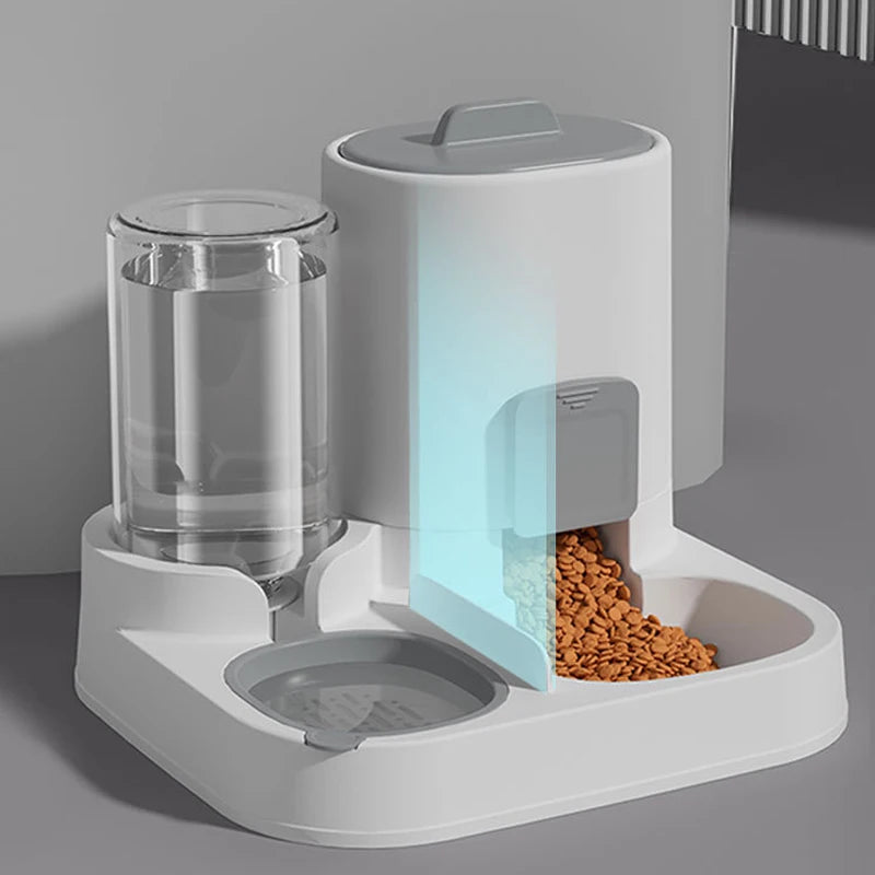 Pet feeding water maker two-in-one smooth food large