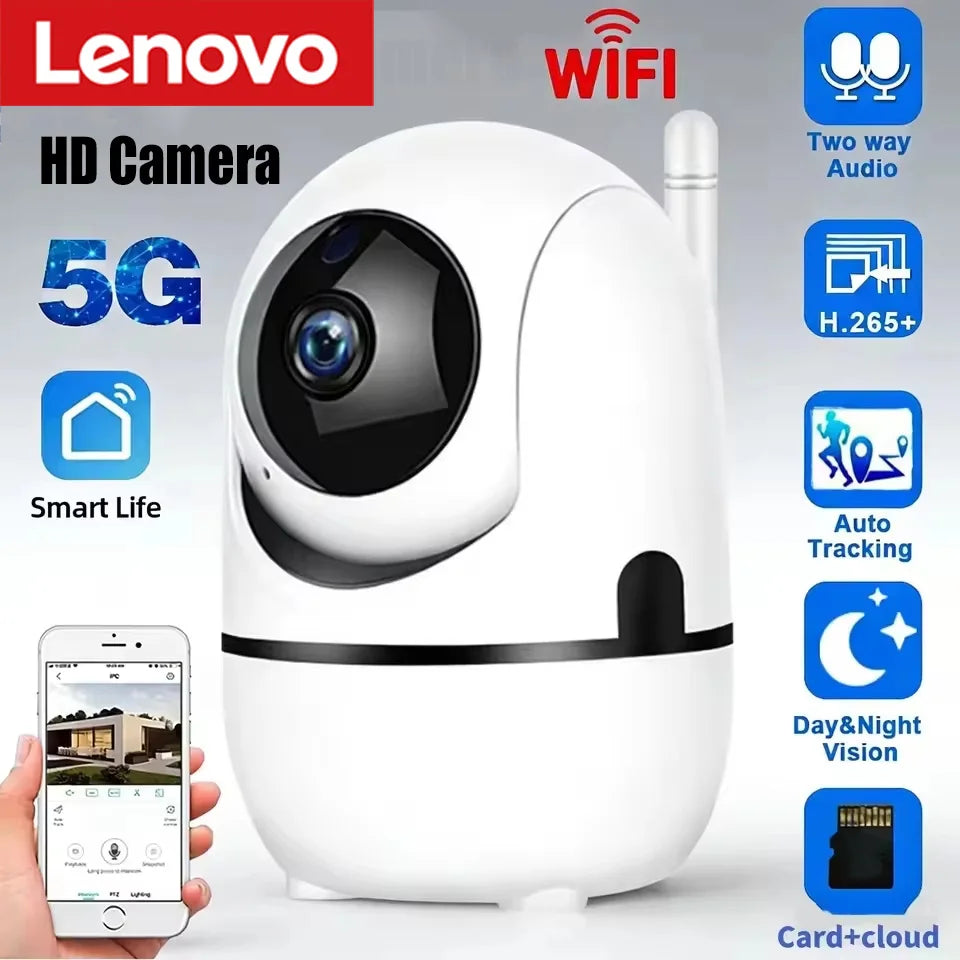 Lenovo Mini Camera Wireless WiFi Camera 5MP