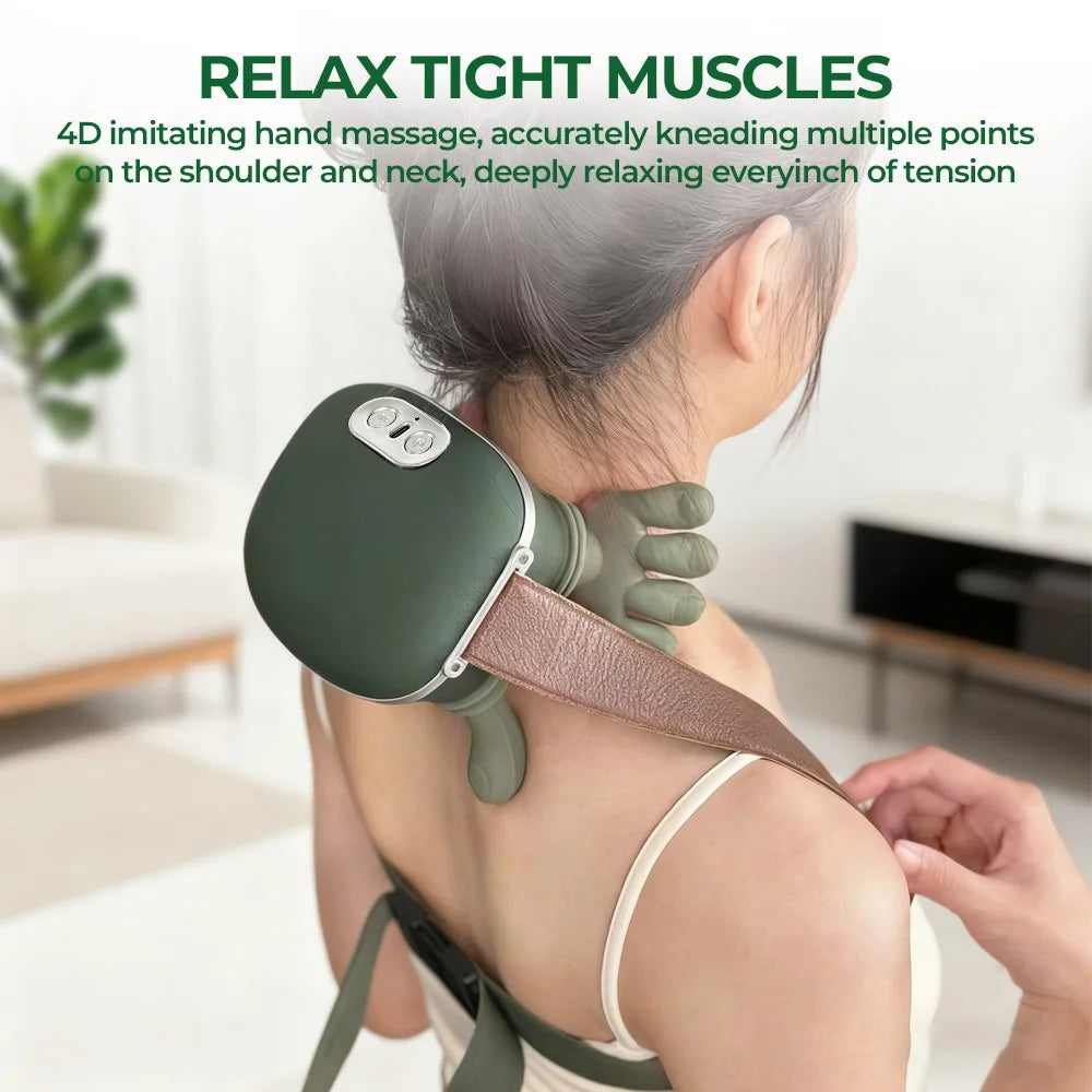 Bionic Finger Neck Shoulder Massager Wireless