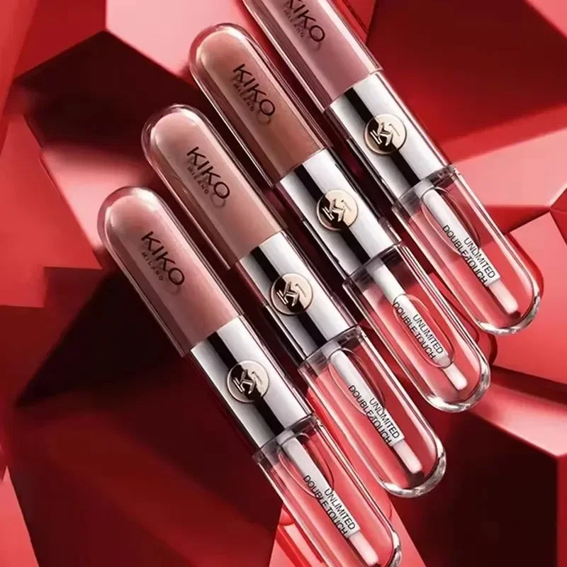 Fashion Makeup KIKO 3D Liquid Lip Glaze Gloss Nourishing Full Lips Lasting Not Fading Pink Crimson Mirror Shiny Luster Lipstick