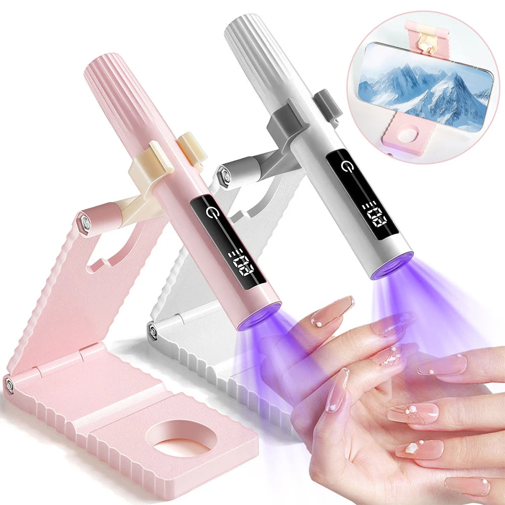 LULAA Touch Screen Nail Art Handheld UV Lamp